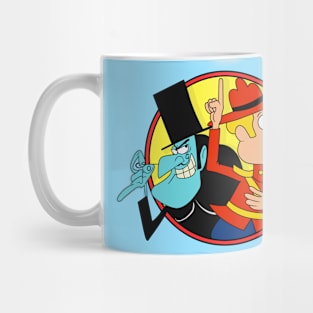 Dudley Do-Right and Snidely Whiplash -  Bullwinkle Mug